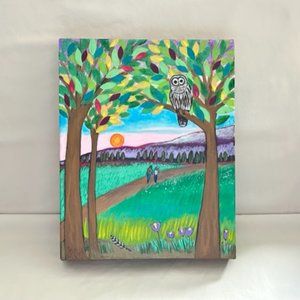 Lori Portka Signed Original Mixed Media Oil Painting